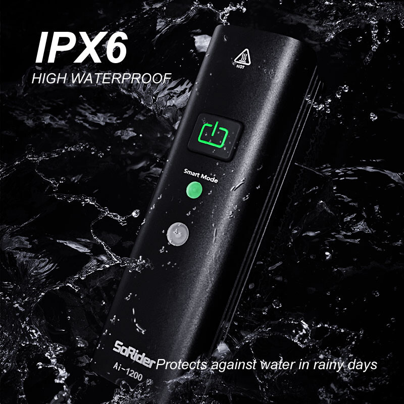 CYCLAMI Svjetlo za bicikl 1200LM T6 LED punjivi set Cestovni MTB bicikl Prednja stražnja prednja svjetla Svjetiljka Svjetiljka Grupa biciklističkih svjetala