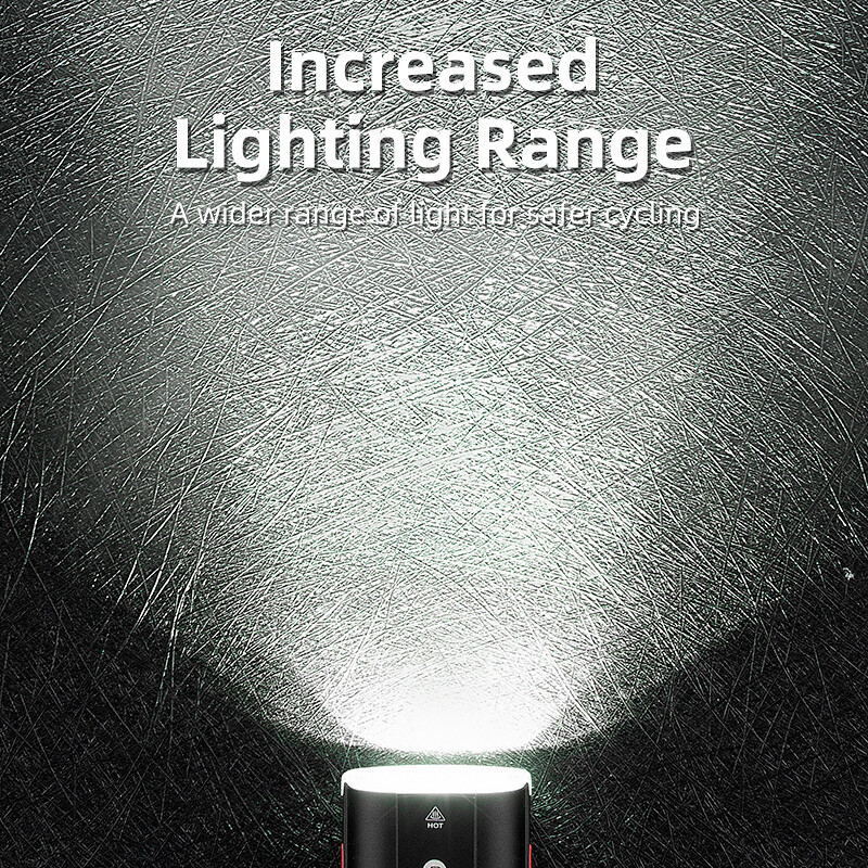 Μπροστινό φως ποδηλάτου ROCKBROS IPX6 Αδιάβροχος επαναφορτιζόμενο φως ποδηλάτου τύπου c 1000LM Φακός ποδηλάτου LED Φακός MTB Λάμπα ποδηλάτου