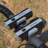 Αντιθαμβωτικό XPG+COB LED μπροστινό φως ποδηλάτου 700LM 4000mAh 18650 Μπαταρία IPX6 Αδιάβροχο USB-C επαναφορτιζόμενο ποδήλατο ποδηλάτου