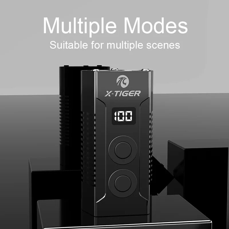 Svetlo na bicykel X-TIGER, odolné voči dažďu s powerbankou, nabíjateľné LED svetlo 4000 mAh, predné svetlo na MTB, hliníkové svetlo na bicykel