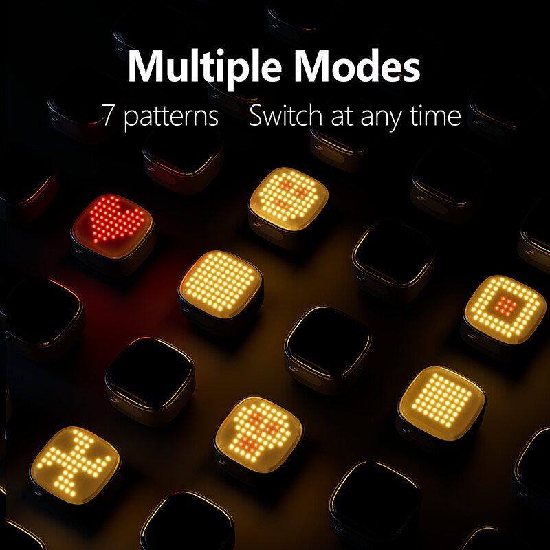 Pentru Brompton Lumină pentru biciclete Lumină inteligentă cu senzor de frână automată IPX6 Impermeabil Tip-C AIRTAG Poziționare Lampă spate MTB