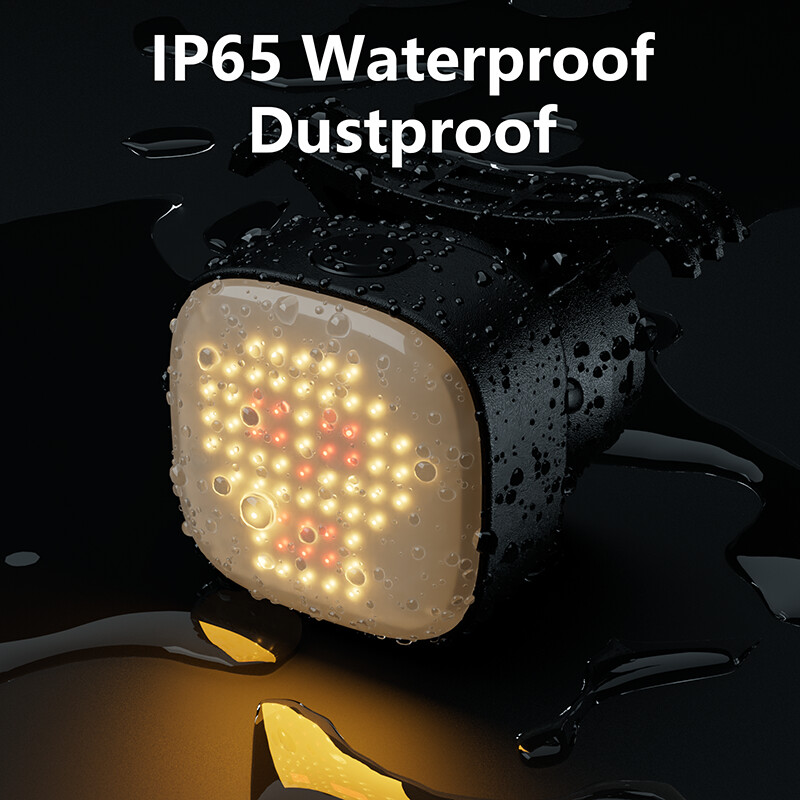 Pentru Brompton Lumină pentru biciclete Lumină inteligentă cu senzor de frână automată IPX6 Impermeabil Tip-C AIRTAG Poziționare Lampă spate MTB