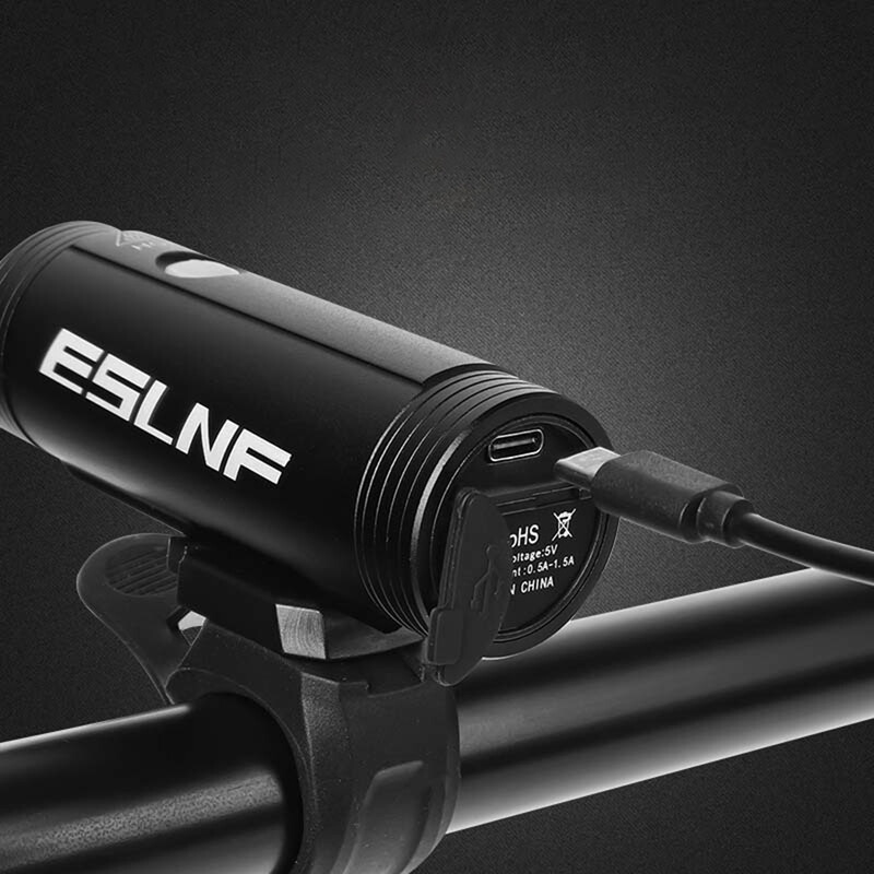 ESLNF svjetlo za bicikl Otporno na kišu 400\800Lumen Prednje svjetlo za bicikl USB punjenje 4000mAh IPX6 Vodootporno LED prednje svjetlo Biciklistička svjetiljka