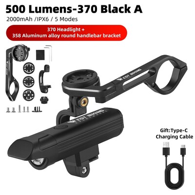 WEST BIKING Prednja svjetla za bicikle protiv odsjaja IPX6 Vodootporna punjiva prednja svjetla za bicikl MTB LED svjetlo za bicikl Dodaci za bicikl