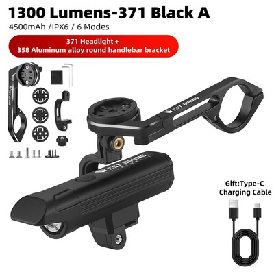 WEST BIKING Prednja svjetla za bicikle protiv odsjaja IPX6 Vodootporna punjiva prednja svjetla za bicikl MTB LED svjetlo za bicikl Dodaci za bicikl