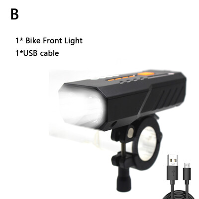 4000 mAh kerékpáros lámpa LED zseblámpa USB újratölthető vízálló kerékpáros fényszóró IPX65 vízálló MTB első kerékpáros lámpa