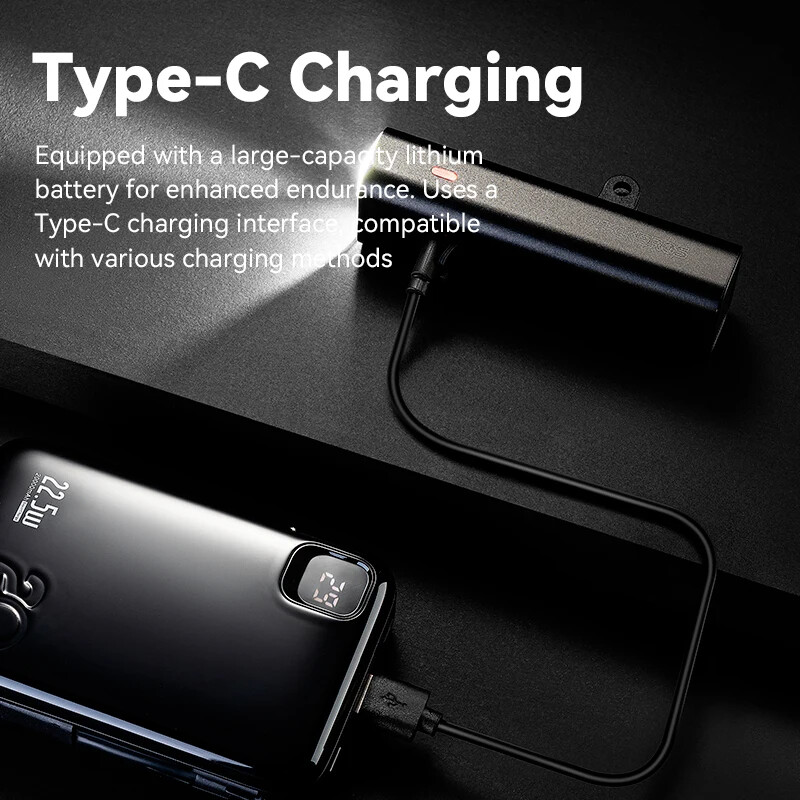 ROCKBROS Φως ποδηλάτου IPX6 Type-c Επαναφορτιζόμενο Φως ποδηλάτου Φακός Προβολέας Ποδηλασίας LED 400/800/1000/1500LM Μπροστινά φώτα