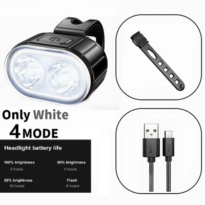 Q6 LED lampas lukturis priekšējais aizmugurējais uzlādējams zibspuldze Luz Delantera Bicicleta MTB priekšējo lukturu aizmugurējais lukturis riteņbraukšana biznesam