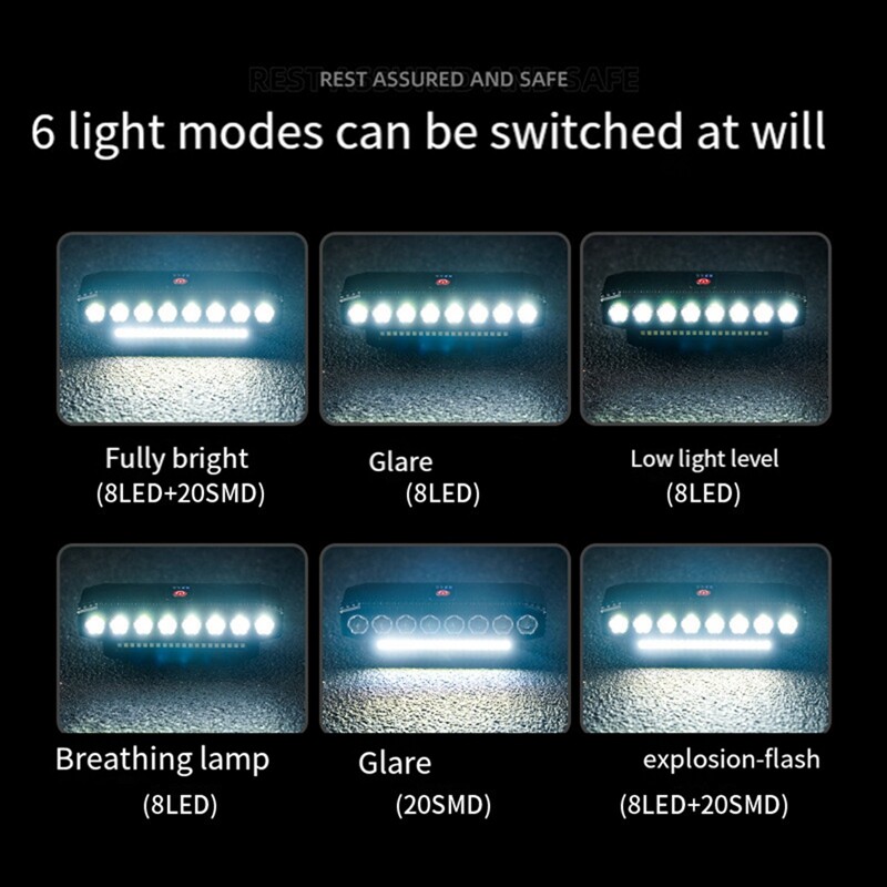 LED Kerékpáros Fényszóró LED Fénysor Kerékpár első lámpa Power Bank Töltő Kerékpár tartozékok