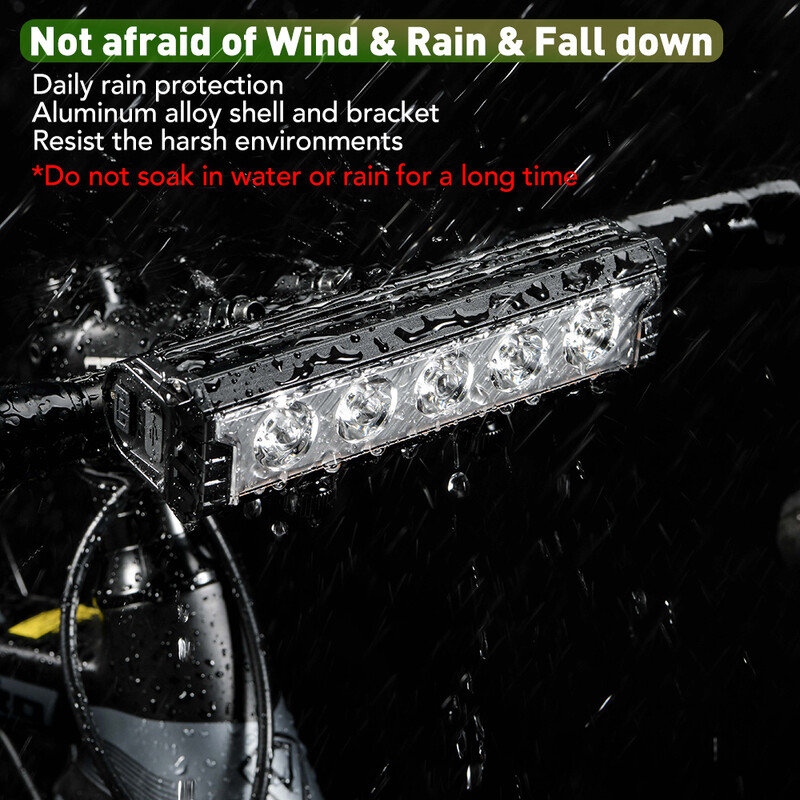 NEWBOLER velosipēda lukturis priekšējais 6000 lūmenu velosipēda lukturis 6600 mAh ūdensnecaurlaidīgs zibspuldzes USB uzlādes MTB šosejas riteņbraukšanas lukturu piederumi