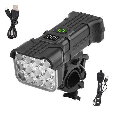 Ere jalgrattavalgusti 10000mAh LED eesmine USB-laetav maastikurattalamp 3000LM jalgratta esituli MTB taskulamp jalgrattatõukeratas