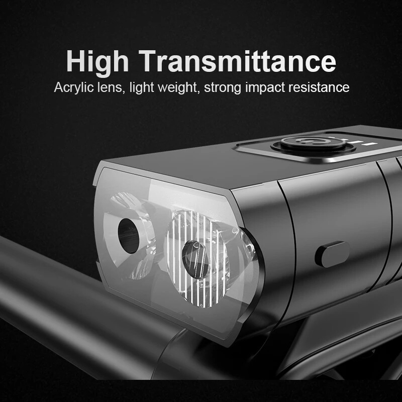 X-TIGER Σετ φώτα ποδηλάτου Μπροστινό φως με πίσω φανάρι USB Επαναφορτιζόμενο Εύκολη εγκατάσταση 6 Λειτουργιών Αξεσουάρ ποδηλάτου για ποδηλατόδρομο MTB