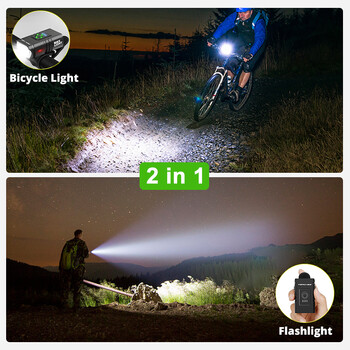 Φωτιστικό ποδηλάτου εμπρός 1000 Lumen LED Luz Bicicleta Lanterna Para Bike Επαναφορτιζόμενο φανάρι MTB Προβολέας για επιχειρήσεις