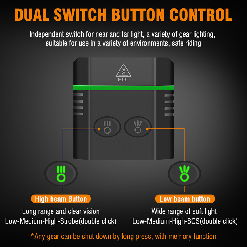 BORUiT Super Bright LED prednje svjetlo za bicikl TYPE-C Punjivo prednje svjetlo za bicikl Dodatna oprema za bicikl MTB vodootporna svjetiljka za biciklizam