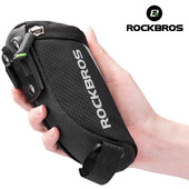 ROCKBROS kerékpártáska Hordozható fényvisszaverő nyeregtáska farok nyeregcső Nylon kerékpártáskák országúti kerékpártáskák táskák kerékpártartozékok