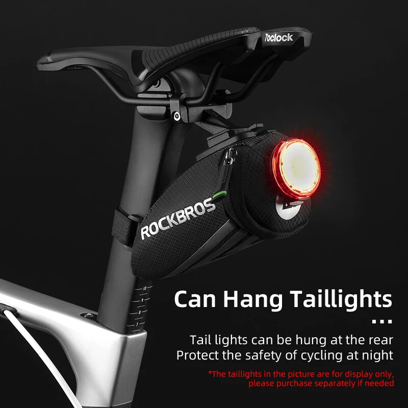 Geantă pentru bicicletă ROCKBROS Geantă portabilă reflectorizată pentru tijă de șa Genți pentru bicicletă din nailon Genți pentru bicicletă de drum Sacoșe Accesorii pentru biciclete