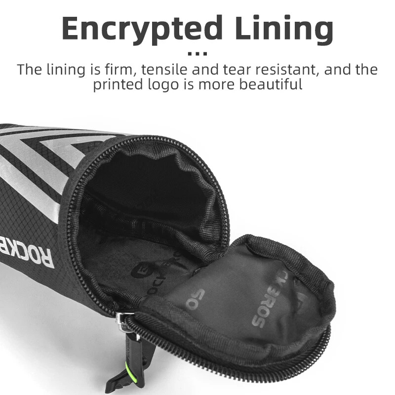 Geantă pentru bicicletă ROCKBROS Geantă portabilă reflectorizată pentru tijă de șa Genți pentru bicicletă din nailon Genți pentru bicicletă de drum Sacoșe Accesorii pentru biciclete