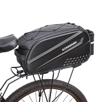 Велосипедна светлоотразителна чанта за багажник MTB Bike Rack Bags Багажник 14L Колоездене Многофункционална пътна чанта с голям капацитет и дъждобран