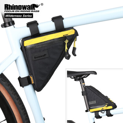 Rhinowalk Bike Frame Bag Water-Resistant Bicycle Crossbeam Triangle Storage Tool Cycling For MTB Road Gravel Bike Bikepacking