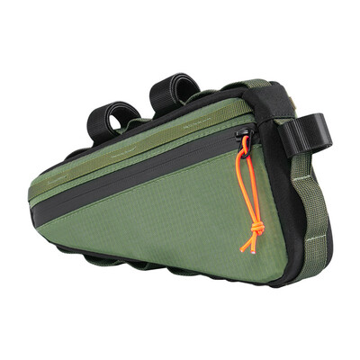 Kerékpárváz táska Kerékpár háromszög táska Vízálló Mountain Bike első csőtasak 25x14x6cm kültéri kerékpáros kiegészítők praktikus