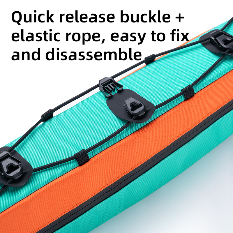 ROCKBROS Geantă triunghiulară pentru bicicletă Cadru de ciclism Geantă pentru tub din față Sacoș pentru biciclete de capacitate mare extinsă Accesorii pentru biciclete rezistente la murdărie