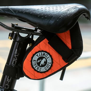 ULAC Touring Bike Seatbor Bag Водоустойчиво найлоново велосипедно седло Racing Road Bike Storage Pannier Цветна MTB седло Задна торбичка