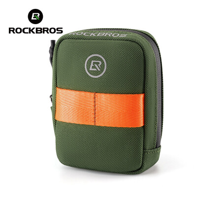 ROCKBROS Mini geantă de șa pentru bicicletă, ușoară, mică, de 0,35 l, genți de mână portabile, multifuncționale, geantă de ciclism, accesorii pentru biciclete
