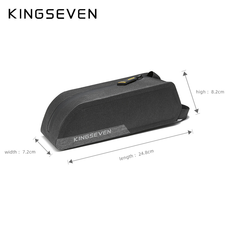 Τσάντα ποδηλάτου KINGSEVEN Αδιάβροχη τσάντα ποδηλασίας μεγάλης χωρητικότητας Top Tube Μπροστινή τσάντα MTB Mountain Road Bicycle Pouch Πλαίσιο Τσάντα για ποδήλατο Εξοπλισμός