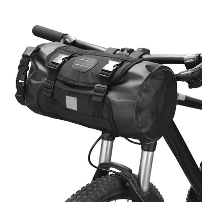 Vízálló kerékpár kormánytáska első kerékpárszáraz csomag nagy kapacitású kerékpáros első tárolótáska országúti kerékpárhoz MTB mountain bike