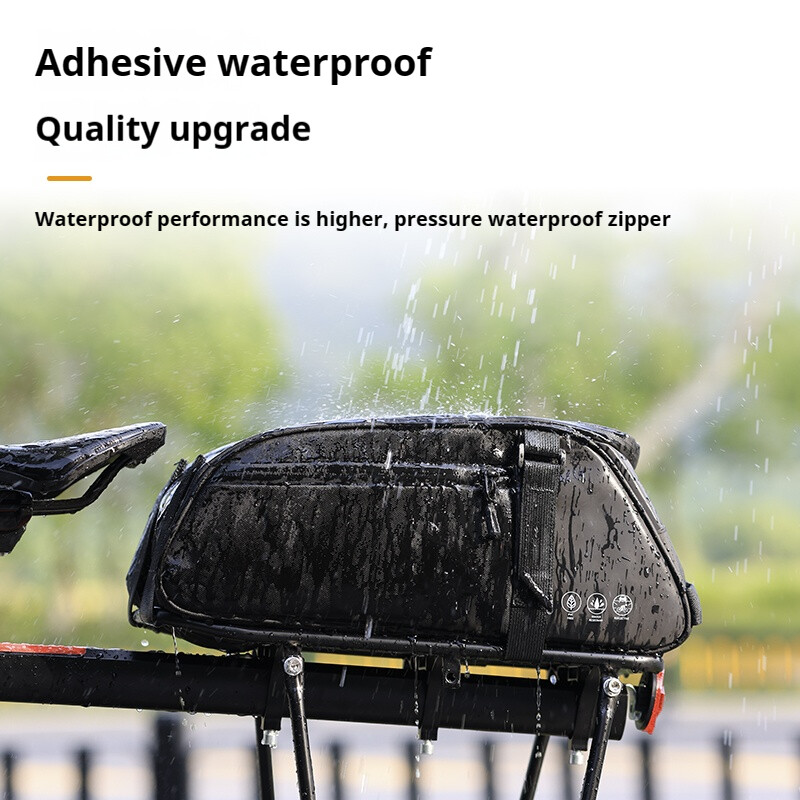 OFFBONDAGE Nyeregtáska Többfunkciós Rack Bag Top Tube Bag Fényvisszaverő Vízálló Kézi Nagy kapacitású Állítható Kerékpártáska