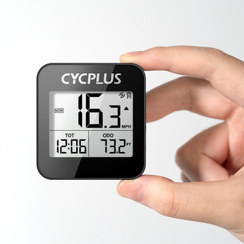 CYCPLUS GPS велосипеден компютър Безжичен хронометър IPX6 Водоустойчив велосипеден одометър Аксесоари за велосипеди Скоростомер