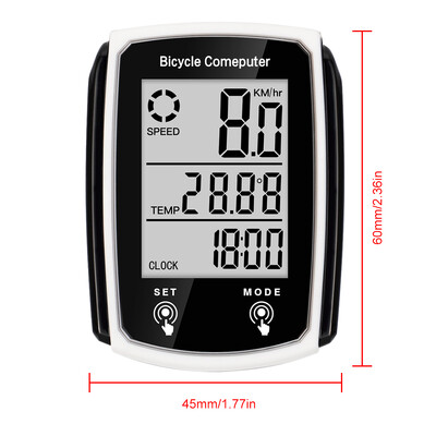 Υπολογιστής ποδηλάτου GPS Ποδήλατο Universal MTB Ταχύμετρο οπίσθιου φωτισμού Ποδηλατικό οδόμετρο Ενσύρματη οθόνη αφής LCD για υπαίθρια οδήγηση