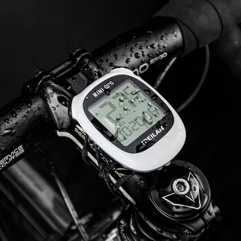 Meilan M3 MINI GPS Bike компютър велосипед GPS Скоростомер Скорост Надморска височина DST Време на каране Безжичен Бял младежки колоездене Одометър