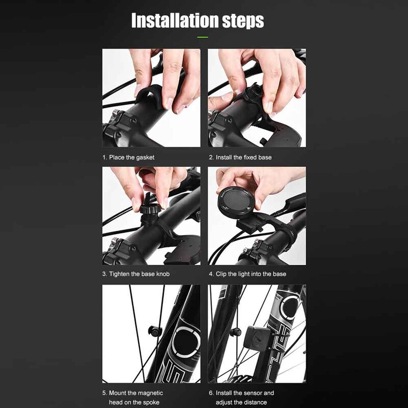 Computer cu GPS pentru biciclete Contor de parcurs pentru bicicletă rezistent la apă Ecran LCD multifuncțional Vitezometru pentru ciclism Contor de viteză pentru bicicletă de munte