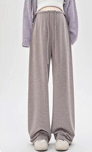 2024. gada pavasaris Grūtnieču vēdera bikses ar aukliņu viduklis platas kājas grūtniecei ikdienas sporta bikses, brīvas grūtniecības sporta bikses