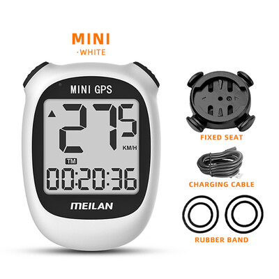 Meilan M3 MINI GPS Bicicletă computer bicicletă GPS Vitezometru Viteză Altitudine DST Timp de călătorie Wireless Alb Roșu Ciclism pentru tineret Odometru