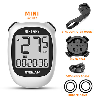 Meilan M3 MINI GPS Bicicletă computer bicicletă GPS Vitezometru Viteză Altitudine DST Timp de călătorie Wireless Alb Roșu Ciclism pentru tineret Odometru