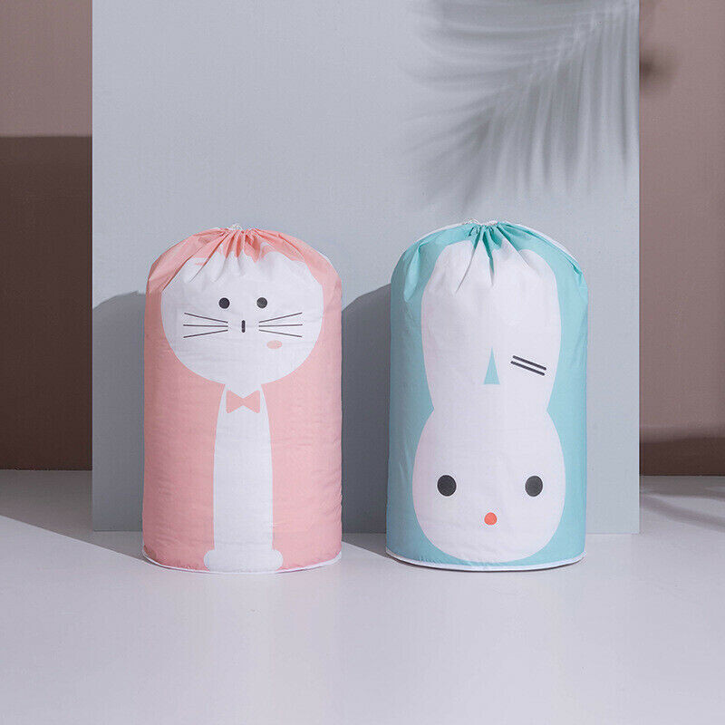 Velike vreće za rublje iz crtića, sklopive, ekološki prihvatljive, prljavu odjeću, poplun, pohranu sitnica, igračke, košare, kućni dekor, pletenu košaru