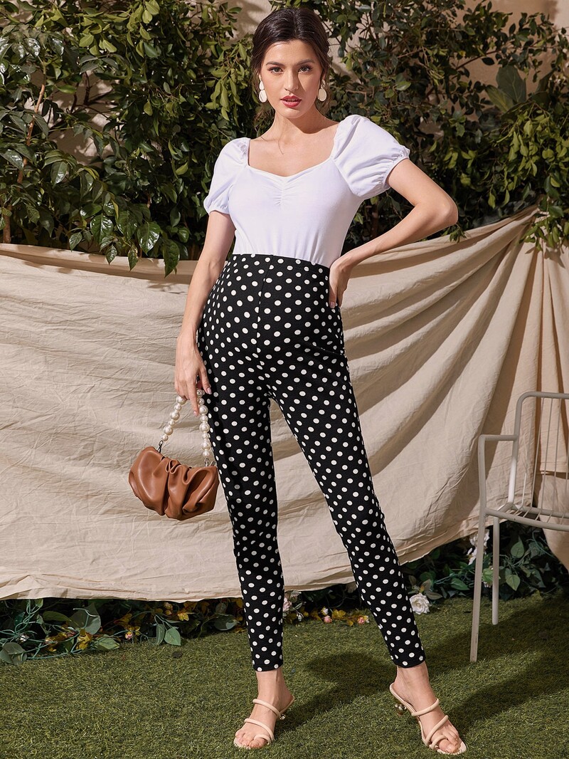 Eiropas un Amerikas grūtnieču valkā vasaras garās bikses darbam, mājām un atpūtai