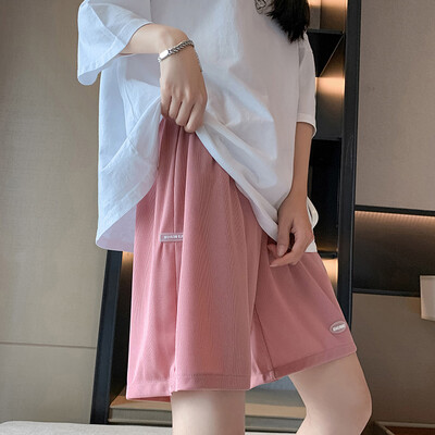 Kismama Nyári Nagy méretű, magas derekú nadrágok terhes nőknek, kismama széles szárú bő rövidnadrágok női terhesség Capris