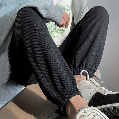 Παντελόνια εγκυμοσύνης Άνοιξη 2023 Μοντέρνα εξωτερικά ενδύματα Φαρδιά τσεκ μέσης Παντελόνια Casual αθλητικά υποδήματα για έγκυες γυναίκες