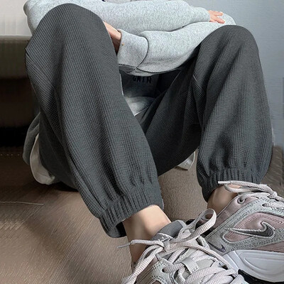 Παντελόνια εγκυμοσύνης Άνοιξη 2023 Μοντέρνα εξωτερικά ενδύματα Φαρδιά τσεκ μέσης Παντελόνια Casual αθλητικά υποδήματα για έγκυες γυναίκες