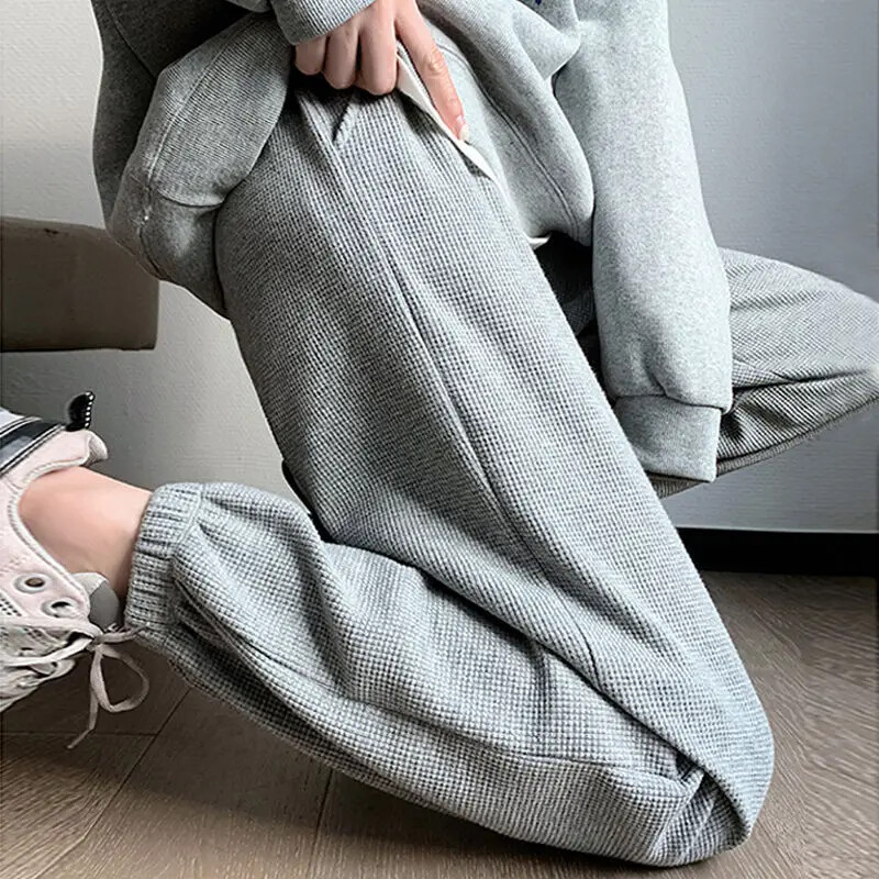 Παντελόνια εγκυμοσύνης Άνοιξη 2023 Μοντέρνα εξωτερικά ενδύματα Φαρδιά τσεκ μέσης Παντελόνια Casual αθλητικά υποδήματα για έγκυες γυναίκες