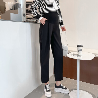 Svečane trudničke hlače za jesen puna odijela hlače ženske tajice za slobodno vrijeme trudničke radne hlače visokog struka