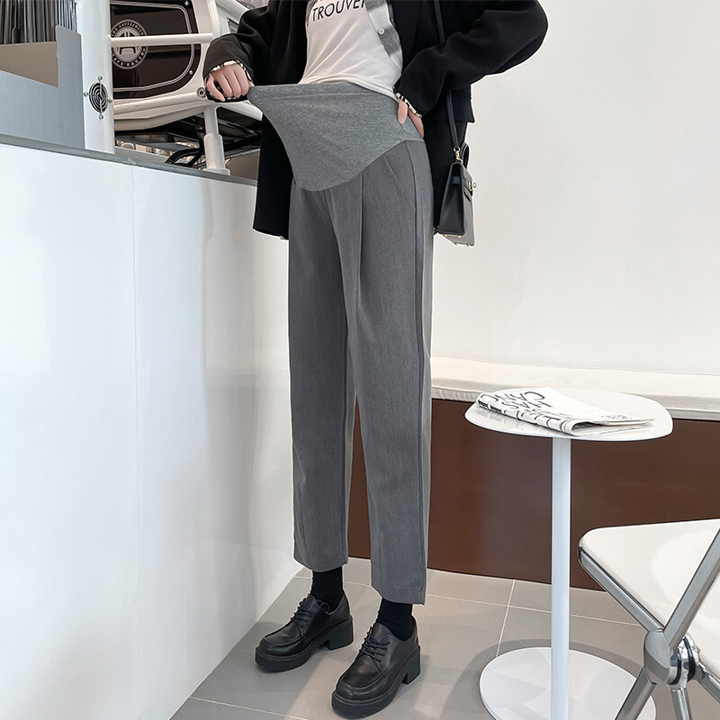 Svečane trudničke hlače za jesen puna odijela hlače ženske tajice za slobodno vrijeme trudničke radne hlače visokog struka