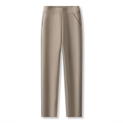 2024-es kiváló minőségű női alkalmi leggings Rugalmas magas derekú munkanadrág tavaszi/nyári ingázási nadrág, egyenes szárú nadrág 10XL