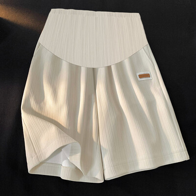 Καλοκαίρι 2024 Παντελόνι για έγκυες γυναίκες Αθλητικό παντελόνι εγκυμοσύνης Φαρδιά casual εγκυμοσύνης Ice Silk Λεπτό δροσερό φούτερ Σορτς κοιλιάς