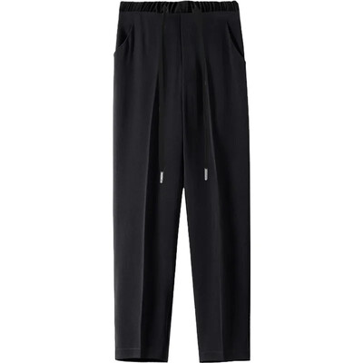 Γυναικείο κοστούμι νοσηλευτικής μετά τον τοκετό Παντελόνι με ρυθμιζόμενο κορδόνι αδυνατίσματος Επαγγελματικό παντελόνι ίσιο επίσημο ένδυμα Άνοιξη Φθινόπωρο