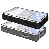 Μη υφαντό ύφασμα κουβέρτα Organizer Πάπλωμα τσάντα αποθήκευσης Κουβέρτα Τσάντες αποθήκευσης με φερμουάρ Παπλωματοθήκη αποθήκευσης κάτω από το κρεβάτι αποθήκευσης