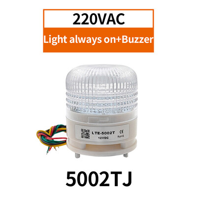 LTA 5002 3 spalvota lemputė 220 V visada įjungta signalo įspėjamoji lemputė 12 V 24 V skambučio magneto indikatoriaus lemputė LED lemputė Maža apsaugos signalizacija